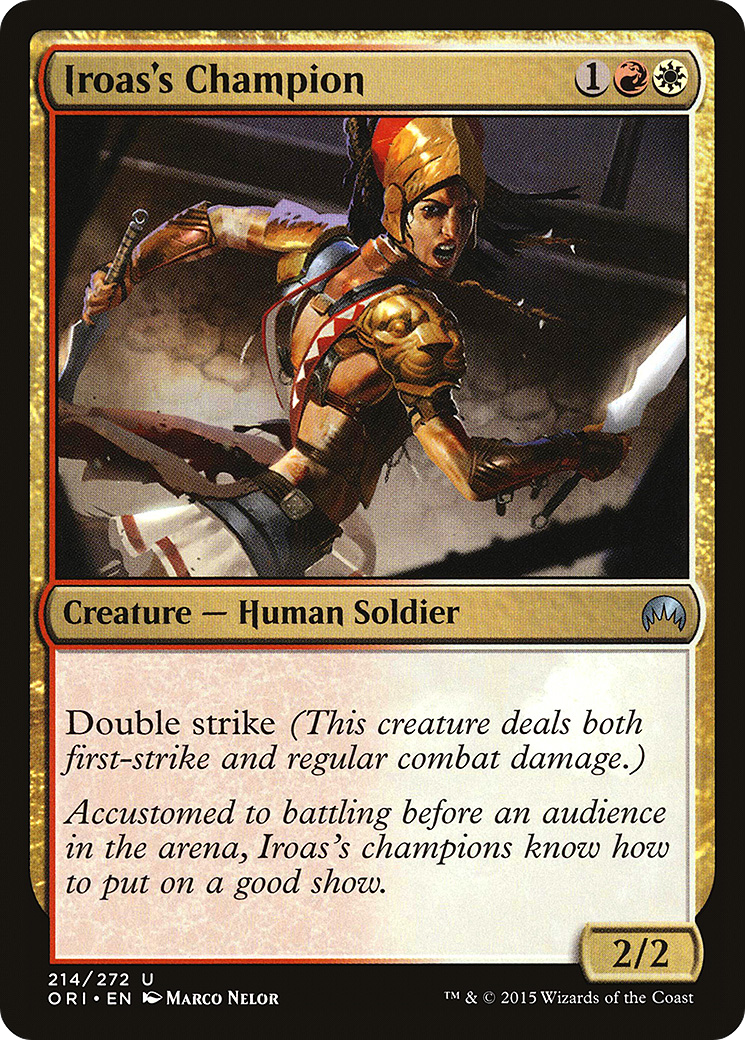 {C} Iroas's Champion [Magic Origins][ORI 214]