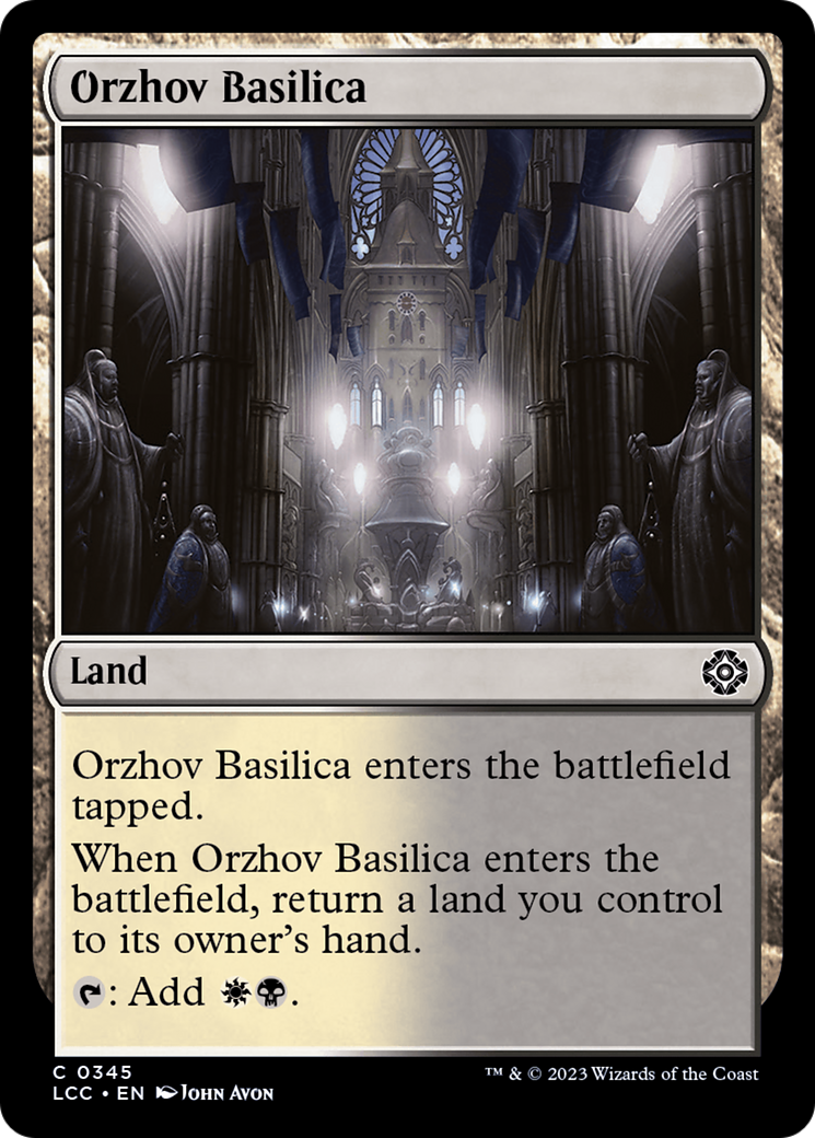 {C} Orzhov Basilica [The Lost Caverns of Ixalan Commander][LCC 345]