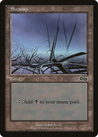 {B}[USG 339] Swamp (339) [Urza's Saga]