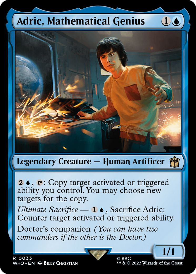 {R} Adric, Mathematical Genius [Doctor Who][WHO 033]