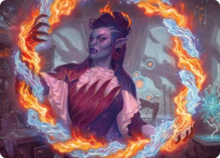 {A} Rootha, Mercurial Artist Art Card [Strixhaven: School of Mages Art Series][ASTX 038]