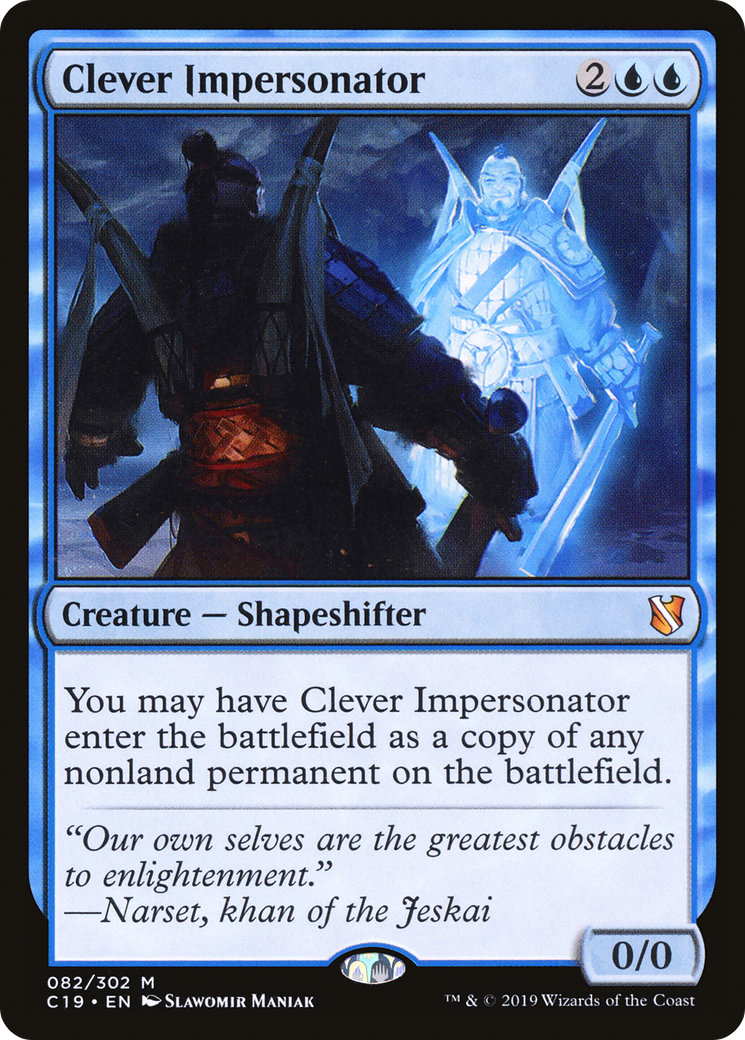 {R} Clever Impersonator [Commander 2019][C19 082]