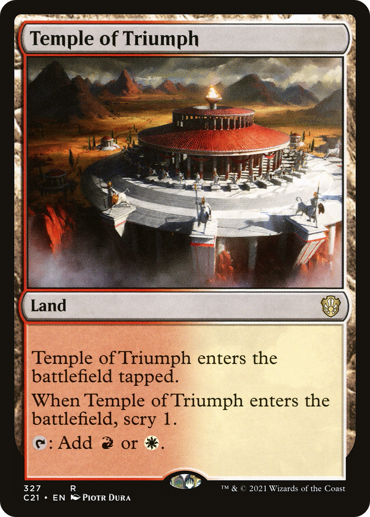 {R} Temple of Triumph [Commander 2021][C21 327]
