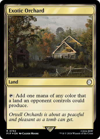 {R} Exotic Orchard (Surge Foil) [Fallout][PIP 792]