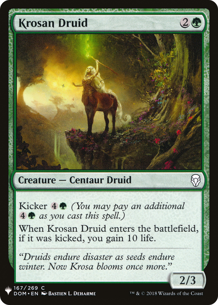 {C} Krosan Druid [Mystery Booster][LS DOM 167]