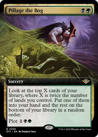 {@R} Pillage the Bog (Extended Art) [Outlaws of Thunder Junction][OTJ 359]