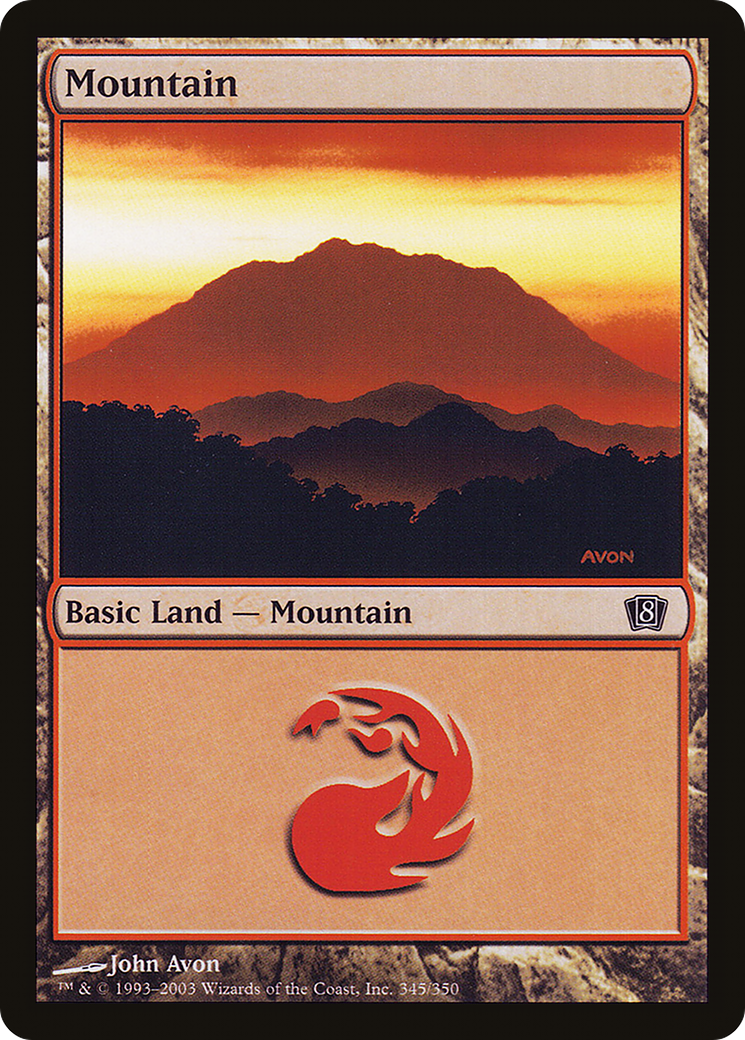 {B}[8ED 345] Mountain (345) [Eighth Edition]