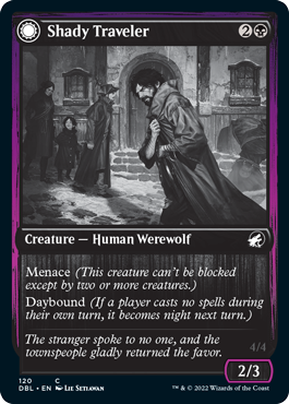 {C} Shady Traveler // Stalking Predator [Innistrad: Double Feature][DBL 120]