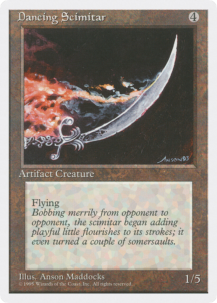 {R} Dancing Scimitar [Fourth Edition][4ED 313]