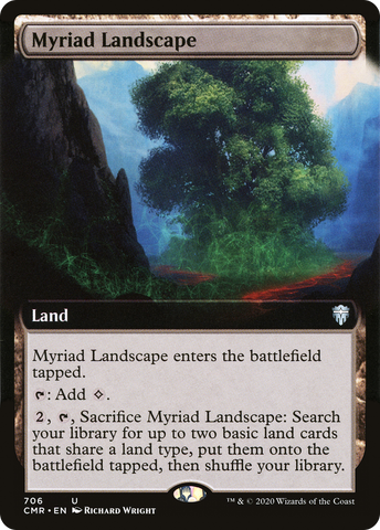 {C} Myriad Landscape (Extended Art) [Commander Legends][CMR 706]