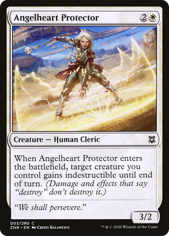 {C} Angelheart Protector [Zendikar Rising][ZNR 003]