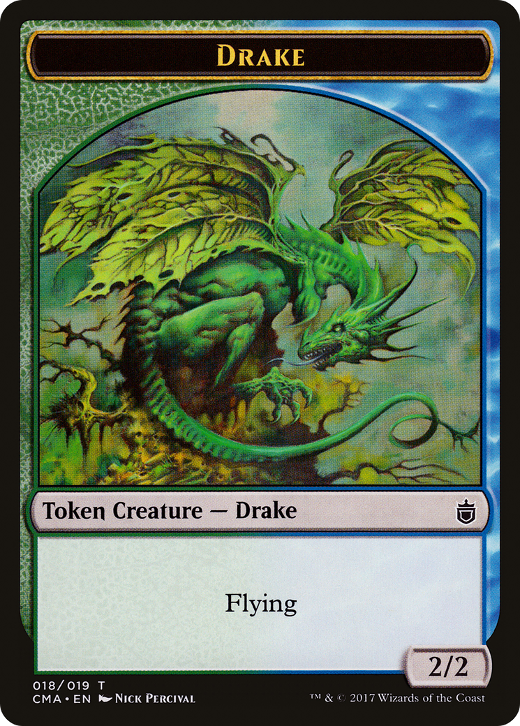 {T} Drake Token [Commander Anthology Tokens][TCMA 018] - Misty Mountain Games