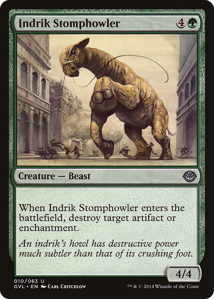 {C} Indrik Stomphowler (Garruk vs. Liliana) [Duel Decks Anthology][GVL 010]