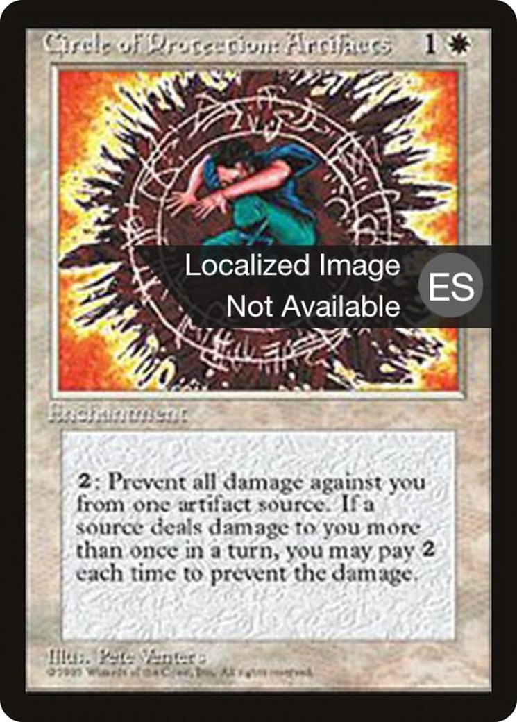{F} Circle of Protection: Artifacts [Fourth Edition (Foreign Black Border)][FBB 4ED 013]