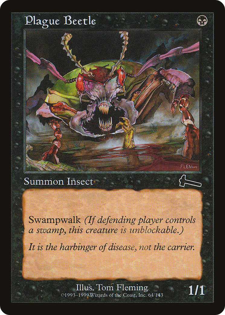 {C} Plague Beetle [Urza's Legacy][ULG 064]