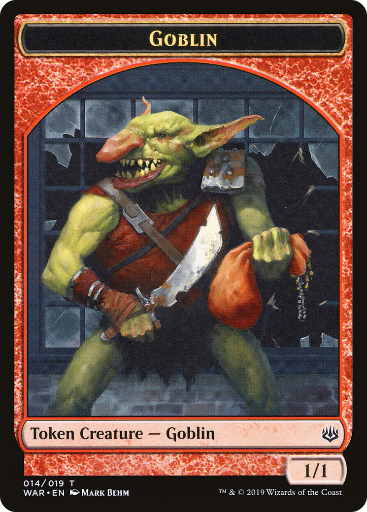 {T} Goblin Token [War of the Spark Tokens][TWAR 014]