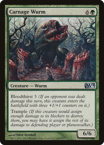 {C} Carnage Wurm [Magic 2012][M12 168]