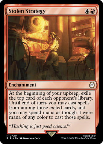 {R} Stolen Strategy (Surge Foil) [Fallout][PIP 720]