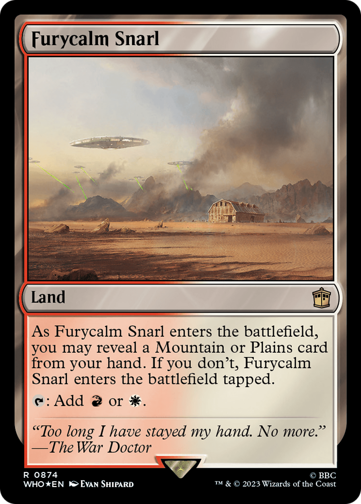 {C} Furycalm Snarl (Surge Foil) [Doctor Who][WHO 874]