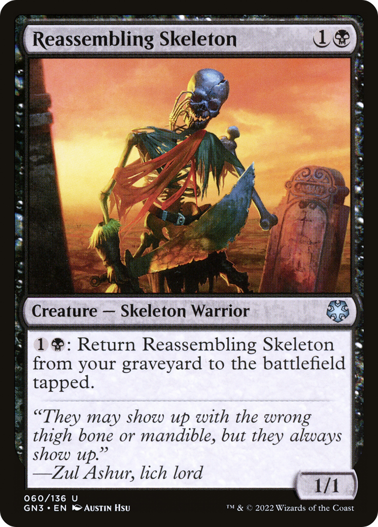 {C} Reassembling Skeleton [Game Night 2022][GN3 060]