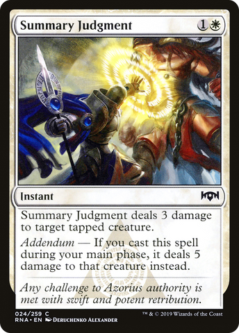 {C} Summary Judgment [Ravnica Allegiance][RNA 024]