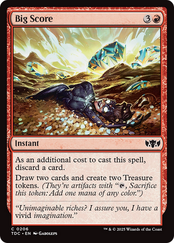 {C} Big Score [Tarkir: Dragonstorm Commander][TDC 206]