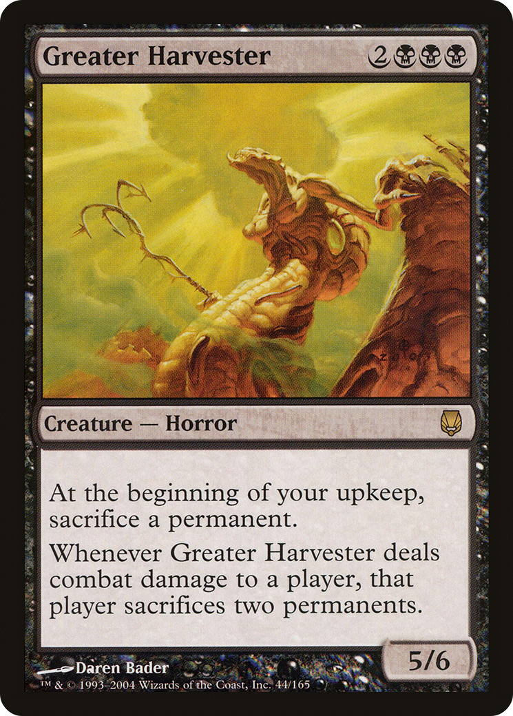 {R} Greater Harvester [Darksteel][DST 044]