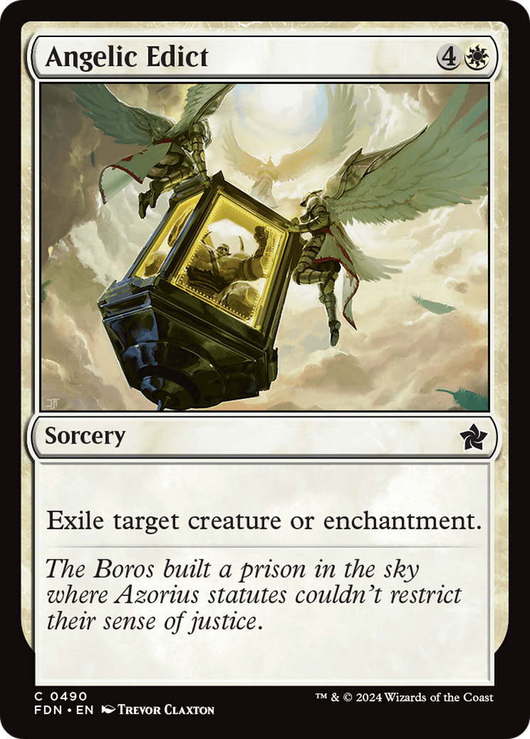 {@C} Angelic Edict [Foundations][FDN 490]