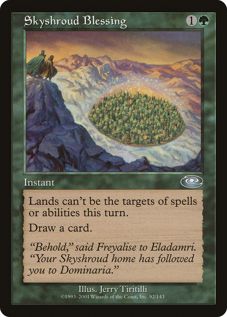 {C} Skyshroud Blessing [Planeshift][PLS 092]