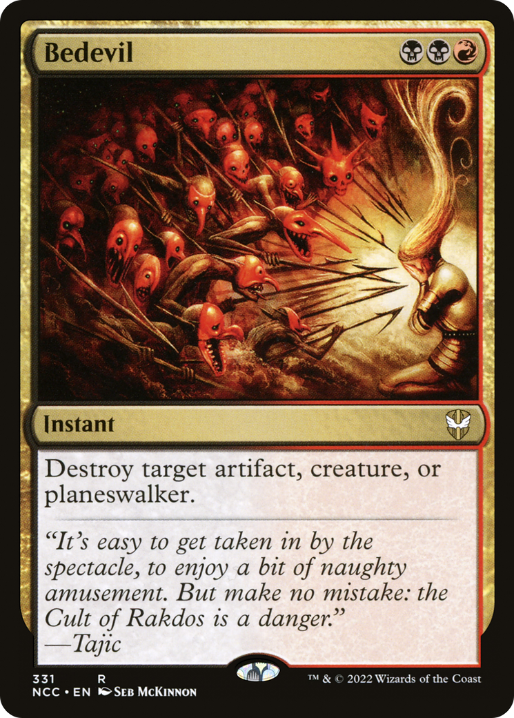 {R} Bedevil [Streets of New Capenna Commander][NCC 331]