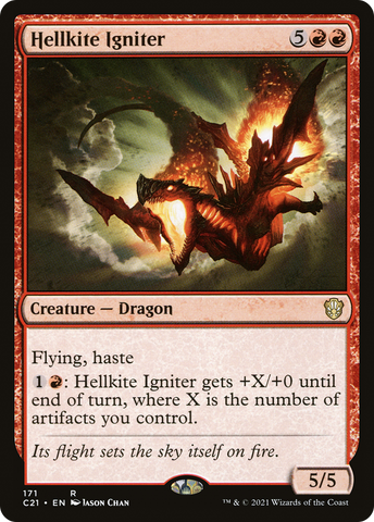 {R} Hellkite Igniter [Commander 2021][C21 171]