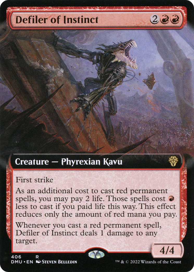 {R} Defiler of Instinct (Extended Art) [Dominaria United][DMU 406]