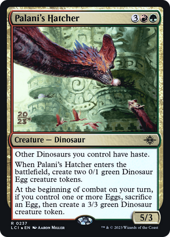 {@R} Palani's Hatcher [The Lost Caverns of Ixalan Prerelease Cards][PR LCI 237]