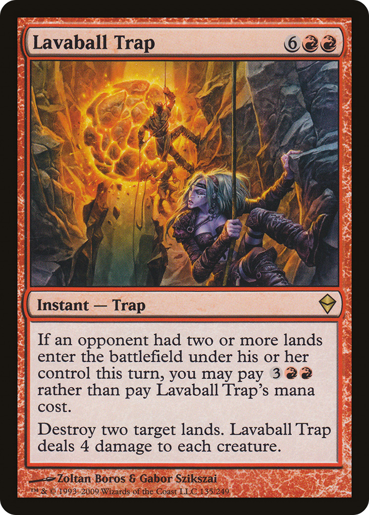 {R} Lavaball Trap [Zendikar][ZEN 135]