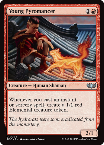 {C} Young Pyromancer [Tarkir: Dragonstorm Commander][TDC 095]