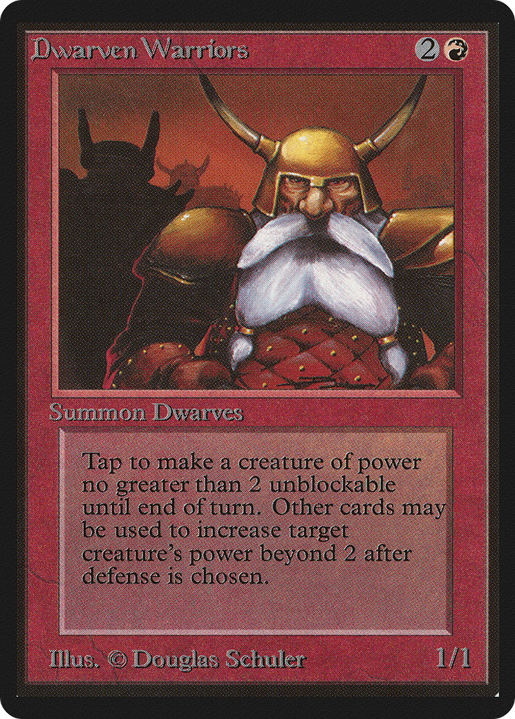 {C} Dwarven Warriors [Beta Edition][LEB 144]