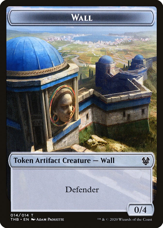 {T} Satyr // Wall Double-sided Token [Theros Beyond Death Tokens][TTHB 009]