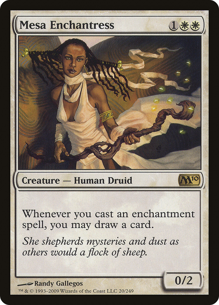 {R} Mesa Enchantress [Magic 2010][M10 020]