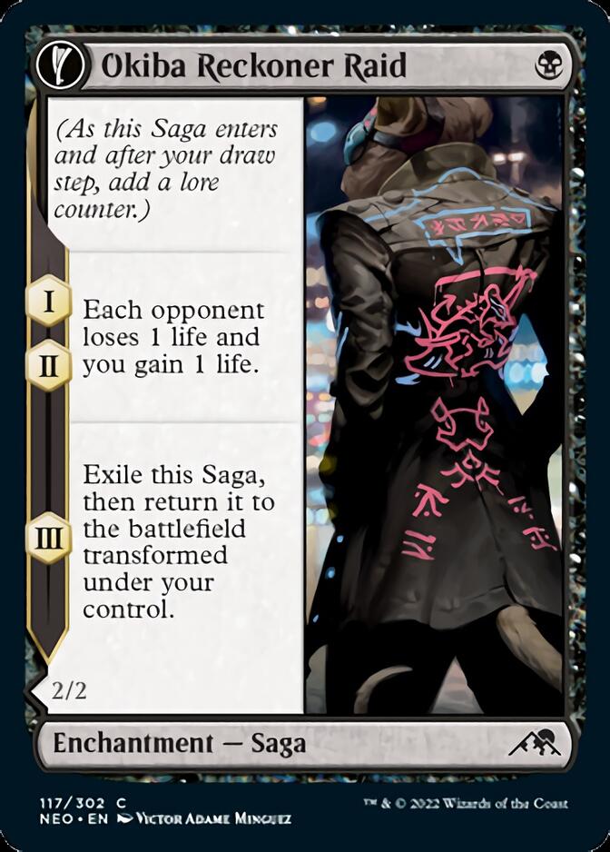 {C} Okiba Reckoner Raid // Nezumi Road Captain [Kamigawa: Neon Dynasty][NEO 117]