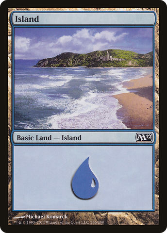 {B}[M12 236] Island (236) [Magic 2012]