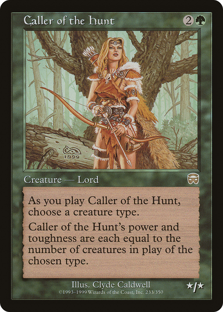 {R} Caller of the Hunt [Mercadian Masques][MMQ 233] - Misty Mountain Games
