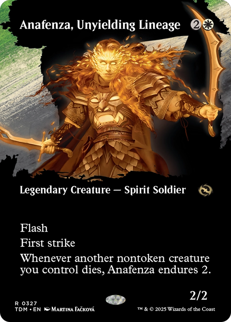 {@R} Anafenza, Unyielding Lineage (Borderless) [Tarkir: Dragonstorm][TDM 327]