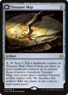 {R} Treasure Map // Treasure Cove [Ixalan][XLN 250]
