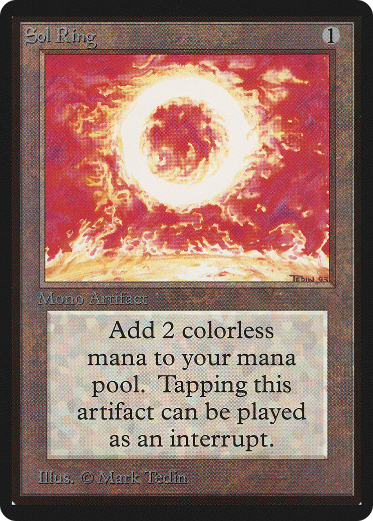 {C} Sol Ring [Beta Edition][LEB 270]
