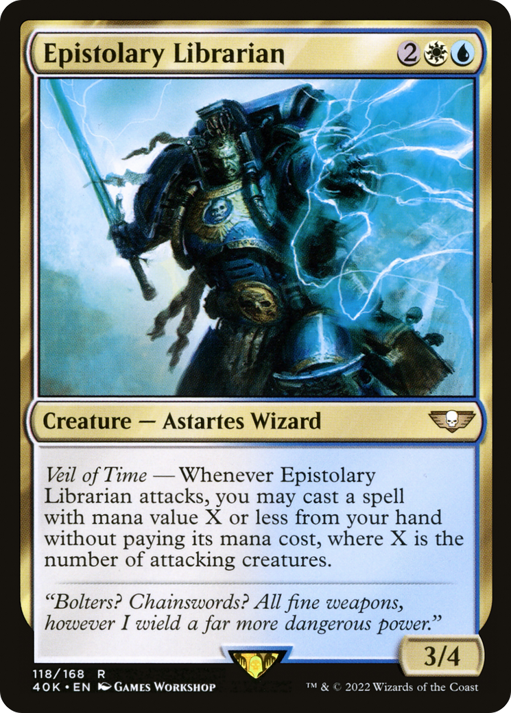 {R} Epistolary Librarian [Universes Beyond: Warhammer 40,000][40K 118]