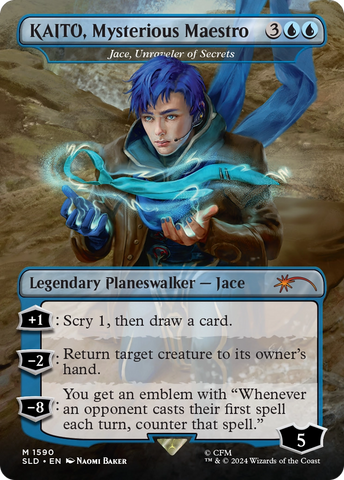 {R} KAITO, Mysterious Maestro - Jace, Unraveler of Secrets [Secret Lair Drop Series][SLD 1590]