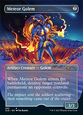 {R} Meteor Golem (Borderless) [Secret Lair Drop Series][SLD 285]
