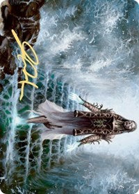 {A} Karfell Harbinger Art Card (Gold-Stamped Signature) [Kaldheim Art Series][GS AKHM 017]