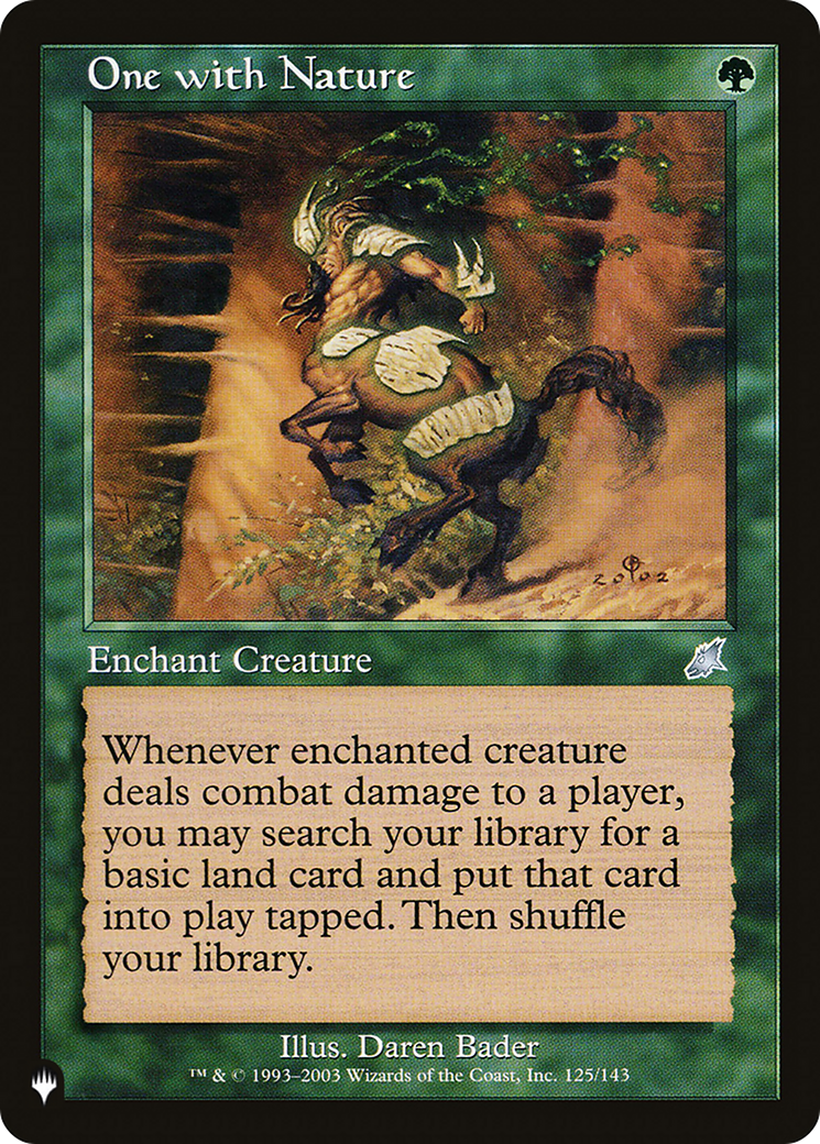 One with Nature [LIST 125/143]