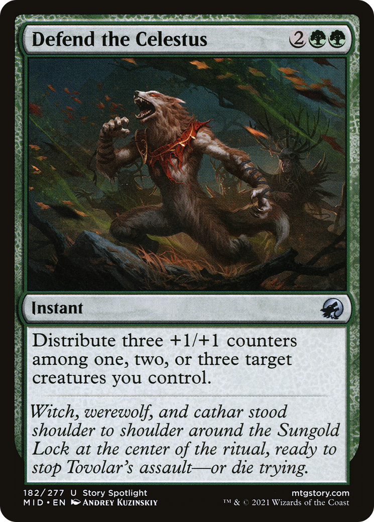 {C} Defend the Celestus [Innistrad: Midnight Hunt][MID 182]